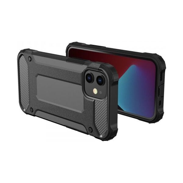 Hurtel Hybrid Armor pancerne hybrydowe etui pokrowiec iPhone 12 6,7'' czarny 7275351 9111201910812