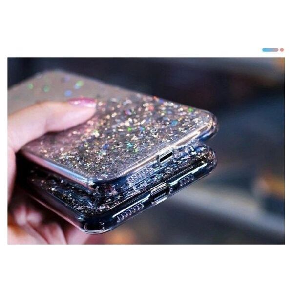 Wozinsky Wozinsky Star Glitter błyszczące etui pokrowiec z brokatem Samsung Galaxy A31 czarny 7275762 9111201909359