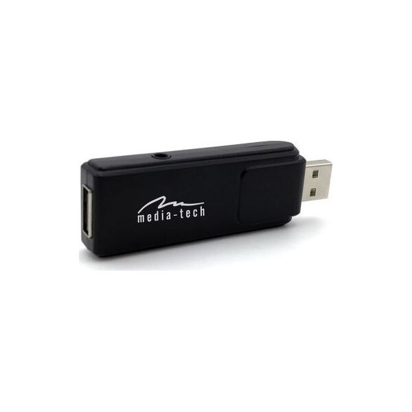 Mikrofon Media-Tech ACCENT PRO - Dwa mikrofony bezprzewodowe z odbiornikiem USB do głośnika z funkcją karaoke 7291467 5906453103952