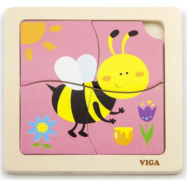 Viga Viga 50138 Puzzle na podkładce - pszczółka 7317897 6934510501389