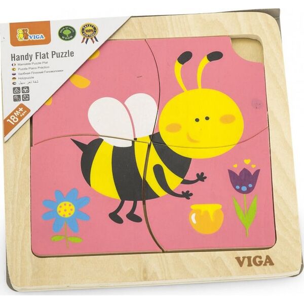 Viga Viga 50138 Puzzle na podkładce - pszczółka 7317897 6934510501389
