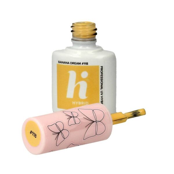 Hi Hybrid Hi Hybrid Lakier hybrydowy Butterfly #118 Banana Dream 5ml 7325837 5902751431957