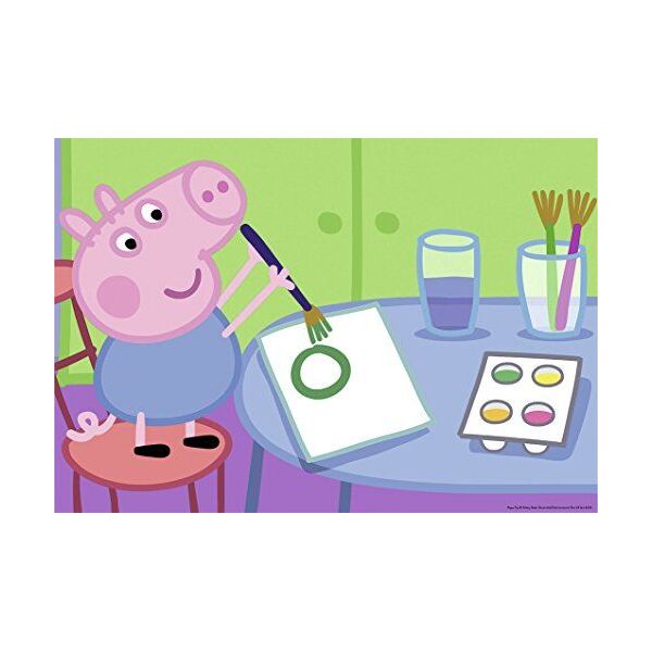 Ravensburger Puzzle dla dzieci Peppa w szkole - 2 x 24 szt. 7335867 4005556090990