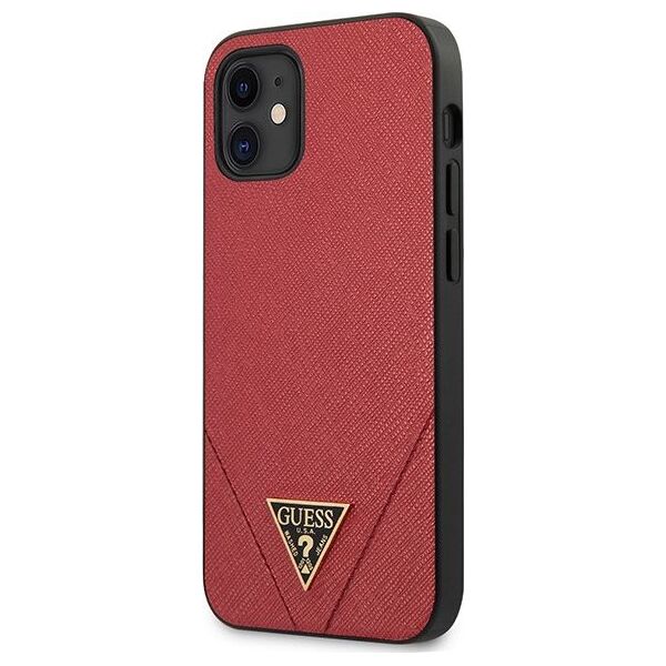 Guess Guess GUHCP12SVSATMLRE iPhone 12 5,4 czerwony/red hardcase Saffiano 7342823 3700740480250