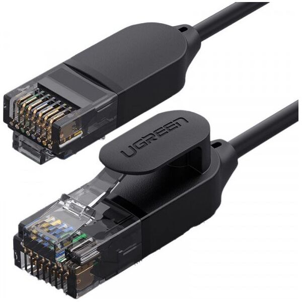 Ugreen Ugreen kabel przewód internetowy sieciowy Ethernet patchcord RJ45 Cat 6A UTP 1000Mbps 1 m czarny (70332) uniwersalny (58914-uniw) - 58914-uniw 7363220 6957303873326