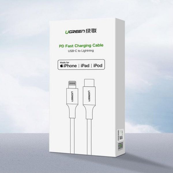 Kabel USB Ugreen USB-A - 1 m Srebrny (107697) 7363281 6957303875238