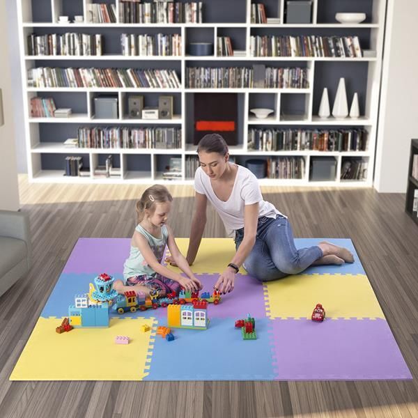 One Fitness Mata ochronna MP10 180 cm x 180 cm x 1 cm wielokolorowa 7363920 5907695592030