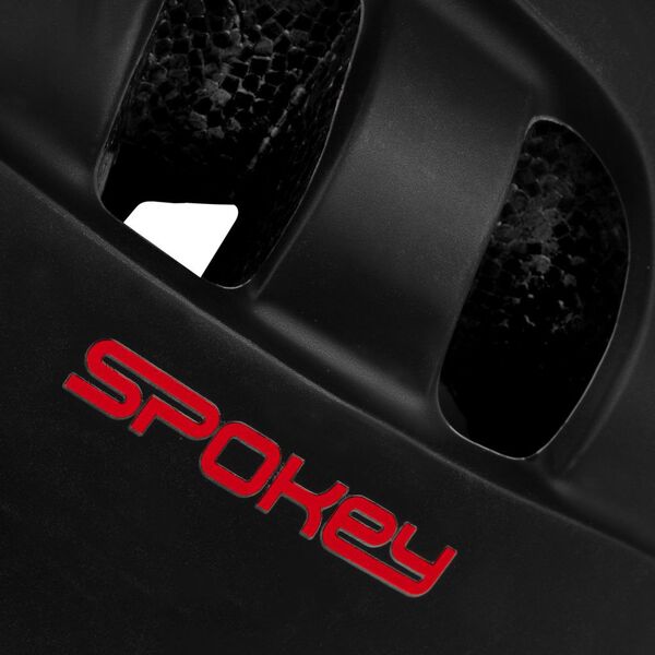 Spokey Dziecięcy kask rowerowy CHERUB czarny/czerwony r. 44-48 cm (927783) 7367136 5902693283133