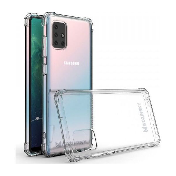 Wozinsky Wozinsky Anti Shock pancerne etui do Samsung Galaxy M51 przezroczysty 7370527 9111201915732