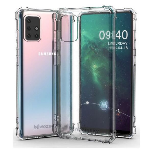 Wozinsky Wozinsky Anti Shock pancerne etui do Samsung Galaxy M51 przezroczysty 7370527 9111201915732