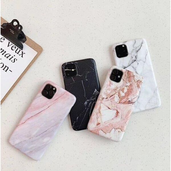 Wozinsky Wozinsky Marble żelowe etui pokrowiec marmur iPhone 12 6,7'' różowy 7370541 9111201910584