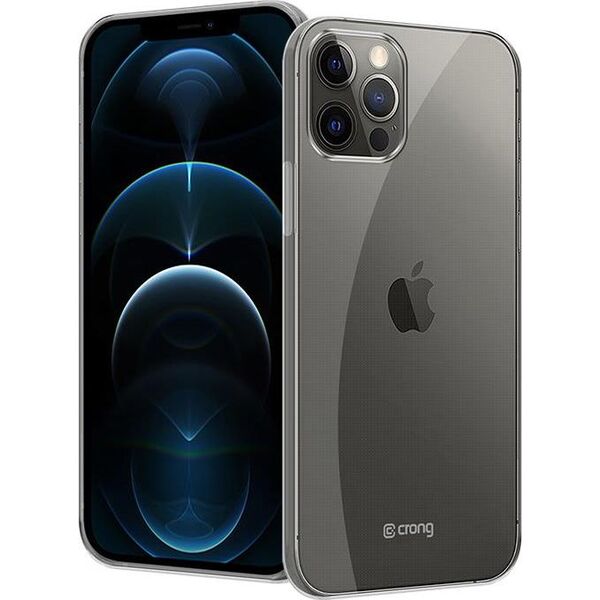 Crong Crong Crystal Slim Cover - Etui iPhone 12 Pro Max (przezroczysty) 7377461 5907731986304