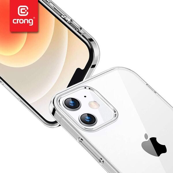 Crong Crong Crystal Slim Cover - Etui iPhone 12 / iPhone 12 Pro (przezroczysty) 7377462 5907731986281