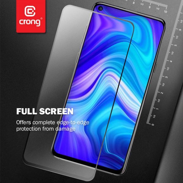 Crong Crong 7D Nano Flexible Glass - Szkło hybrydowe 9H na cały ekran OPPO realme C11 7377770 5907731985765