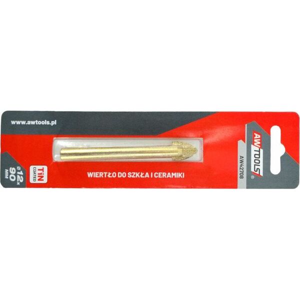 Wiertło AWTools AWTOOLS WIERTŁO DO SZKŁA I CERAMIKI 12mm AW42708 7410877 5903041039501