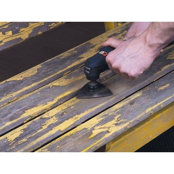 Wolfcraft Trójkątny dysk szlifierski 95 mm (na rzep) Wolfcraft - do multiszlierek 7416490 4006885399600