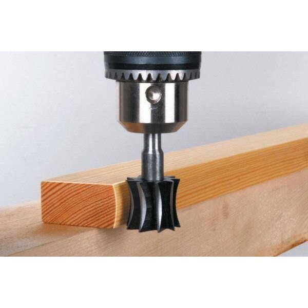 Wolfcraft Frez promieniowy 25 mm Wolfcraft - WS, trzpień 8 mm 7416655 4006885325807