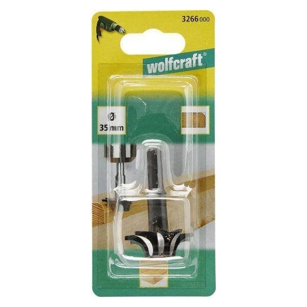 Wolfcraft Frez do ćwierć-wałków 35 mm Wolfcraft - WS 7416656 4006885326606