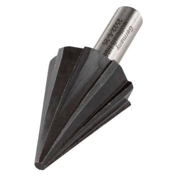 Wolfcraft Frez do otworów 6 - 24 mm Wolfcraft - HSS, trzpień 8 mm 7416663 4006885252202