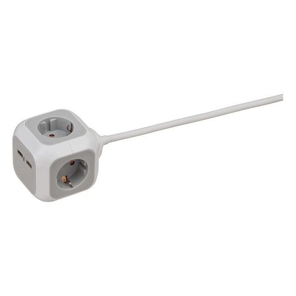 Brennenstuhl przedłużacz biurkowy kostka USB 7422422 3281851501015