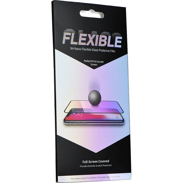 Partner Tele.com Szkło hartowane Flexible Nano Glass 5D Full Glue - do Huawei P30 czarny 7477572 5903396059889