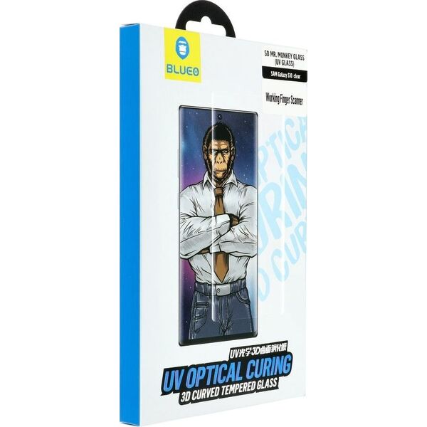 Partner Tele.com Szkło Hartowane 5D Mr. Monkey Glass - HUA P40 Pro transparent (UV Glass) 7477603 5903396061851