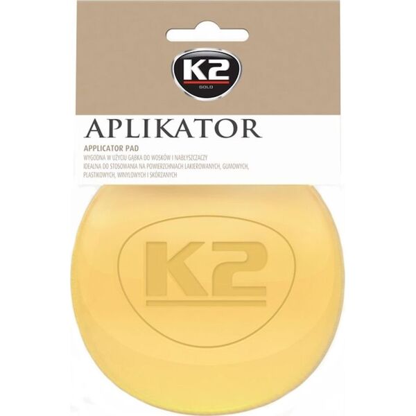 K2 K2 aplikator - gąbka do nakładania wosku i past polerskich uniwersalny 7481291 5906534008206