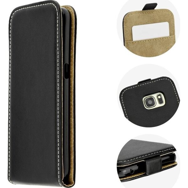 Partner Tele.com Kabura Slim Flexi Fresh Pionowa do SAMSUNG J4+ ( J4 Plus ) czarny 7496330 5901737933294