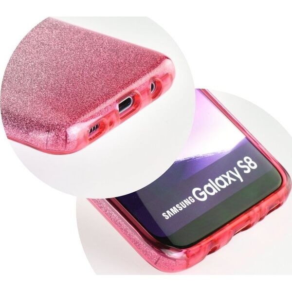Partner Tele.com Futerał Forcell SHINING do IPHONE 7 Plus / 8 Plus transparent/fiolet 7497841 5901737888723