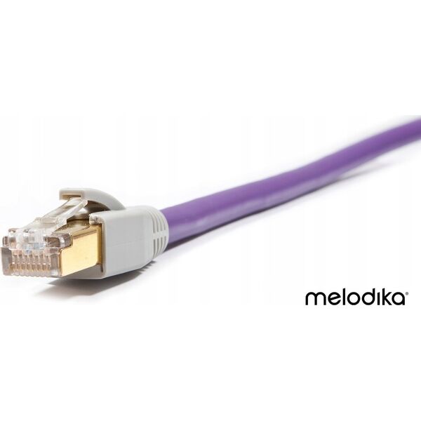 Melodika Melodika MDLAN03 Kabel sieciowy (skrętka) Ethernet F/UTP RJ45 Cat. 6e - 0,3m 7543307 5907609006592