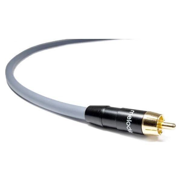 Kabel Melodika RCA (Cinch) - RCA (Cinch) 10m szary 7543335 5907609006721