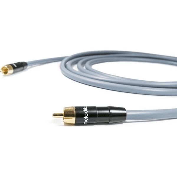 Kabel Melodika RCA (Cinch) - RCA (Cinch) 5m szary 7543342 5907609006820
