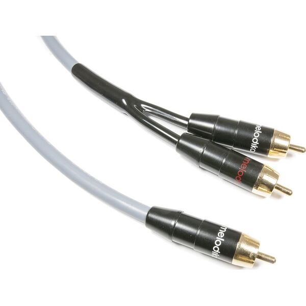 Kabel Melodika RCA (Cinch) - RCA (Cinch) x2 1m szary 7543348 5907609006882