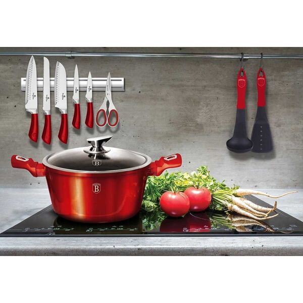 Berlinger Haus GARNEK GRANITOWY 30cm BERLINGER HAUS BH-6192 BURGUNDY 7544149 5999108414138