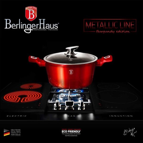 Berlinger Haus GARNEK GRANITOWY 30cm BERLINGER HAUS BH-6192 BURGUNDY 7544149 5999108414138