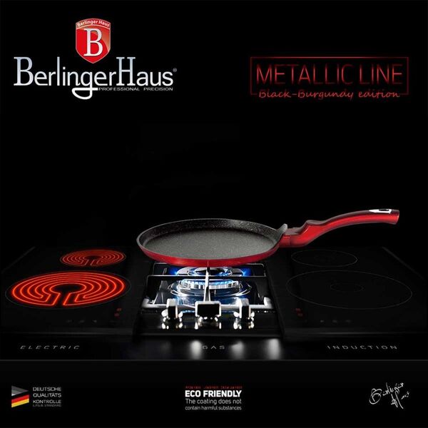 Patelnia Berlinger Haus Metallic Line Burgundy Edition 28cm 7544164 5999108450426