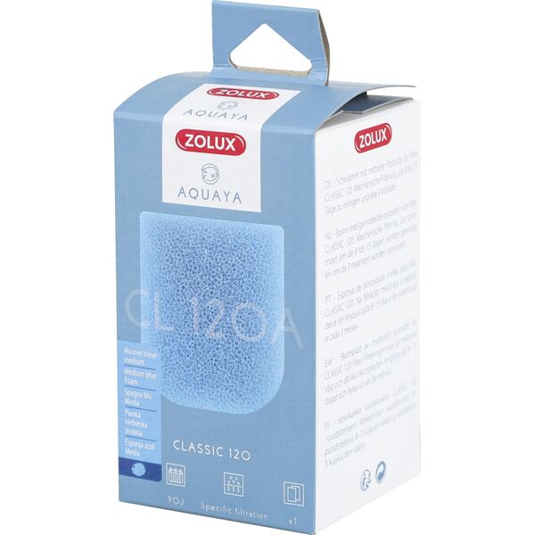 Zolux AQUAYA Wkład gąbka Blue Foam Classic 120 7544708 3336023302126