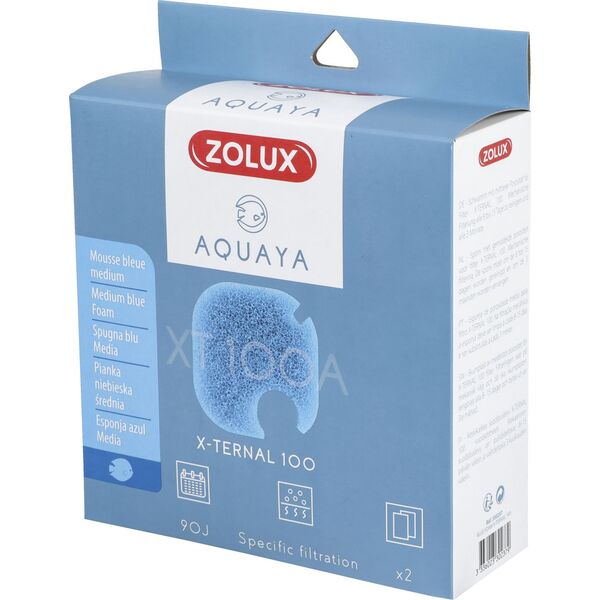 Zolux AQUAYA Wkład gąbka Blue Foam Xternal 100 7544711 3336023302379