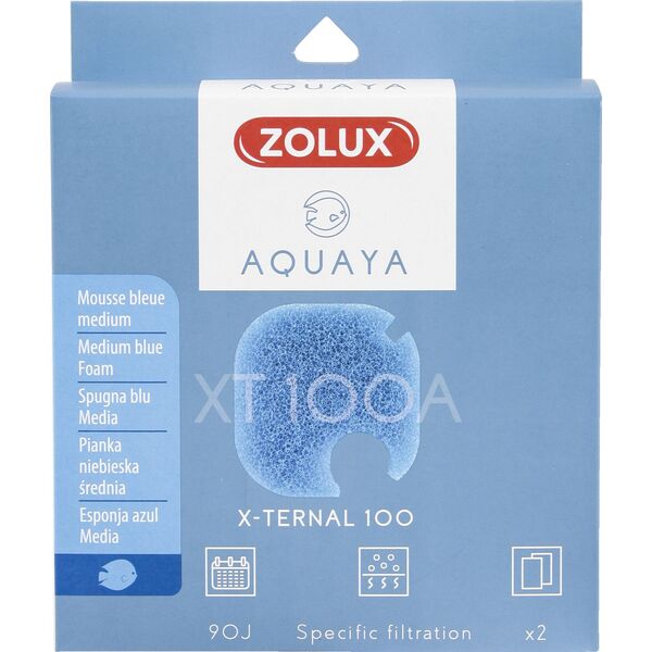 Zolux AQUAYA Wkład gąbka Blue Foam Xternal 100 7544711 3336023302379