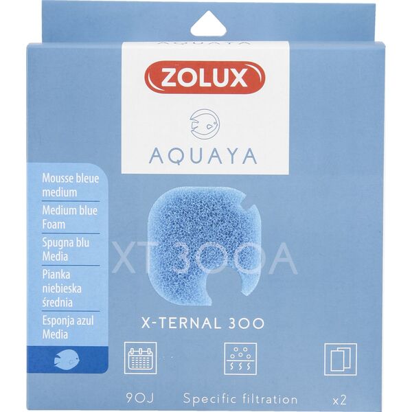 Zolux AQUAYA Wkład gąbka Blue Foam Xternal 300 7544713 3336023302478