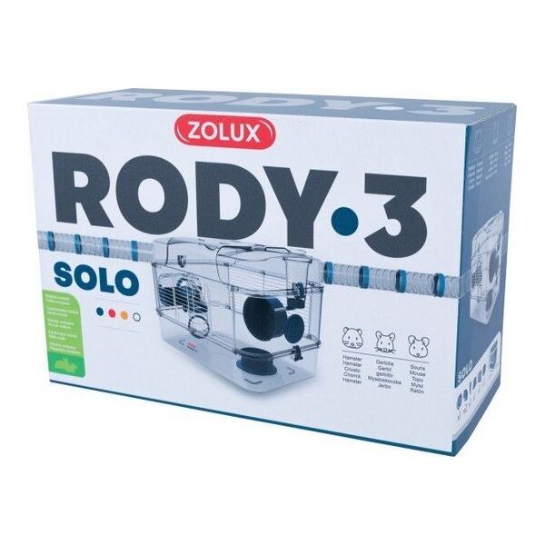 Zolux ZOLUX Klatka RODY3 SOLO kol. niebieski 7544761 3336022060171
