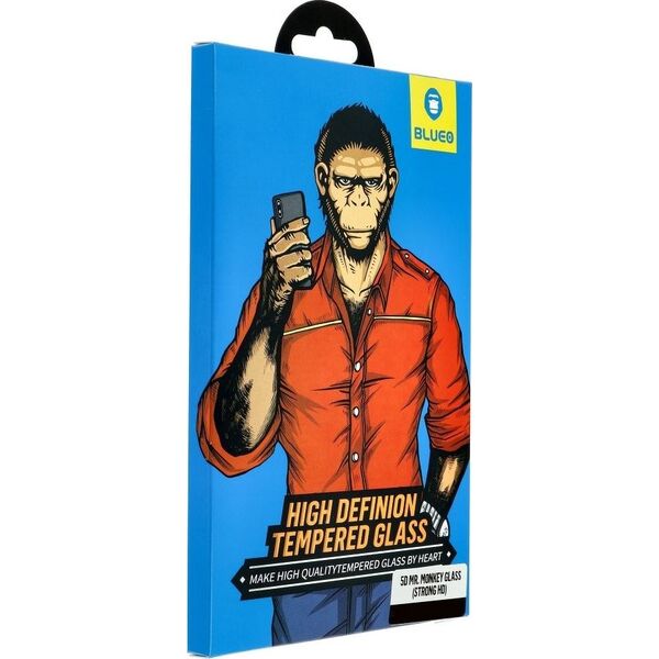 Partner Tele.com Szkło Hartowane 5D Mr. Monkey Glass - APP IPHO SE 2020 czarny (Strong HD) 7557835 5903396061837