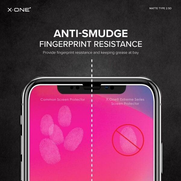 Partner Tele.com Szkło hartowane X-ONE Full Cover Extra Strong Matowe - do iPhone 11 Pro (full glue) czarny 7557858 5903396038570