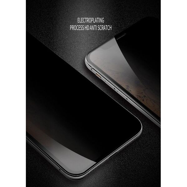 Partner Tele.com Szkło hartowane X-ONE Full Cover Extra Strong Privacy - do iPhone 11 (full glue) czarny 7557859 5903396038594