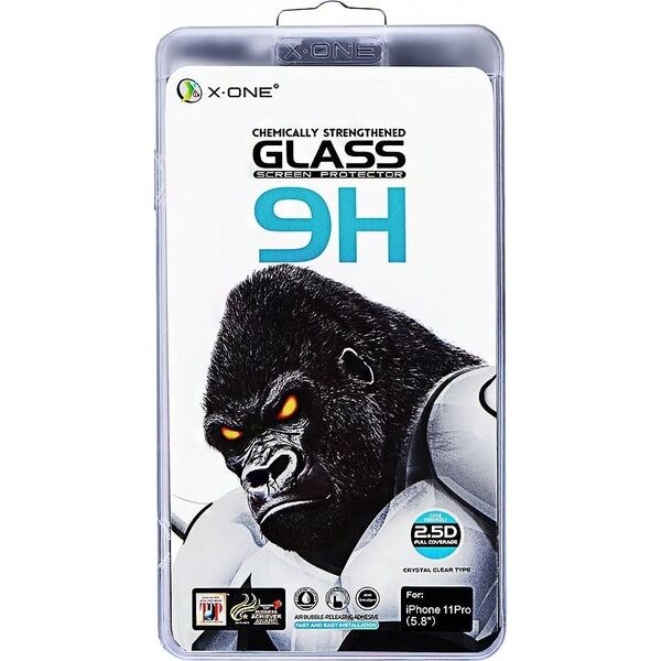 Partner Tele.com Szkło hartowane X-ONE Full Cover Extra Strong - do iPhone 11 Pro Max (full glue) czarny 7557863 5903396038556