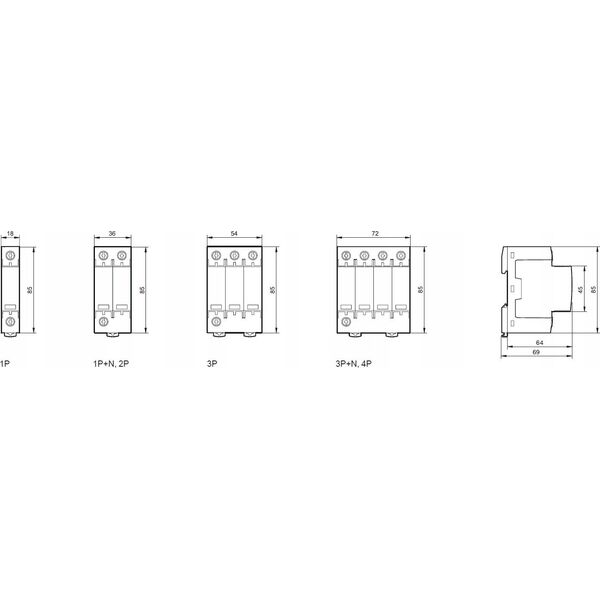 Schneider Electric Ogranicznik przepięć iPRD1 12.5R-T12-3 3-biegunowy T1+T2 B+C 12,5kA ze stykiem A9L16382 7564080 3606481490216