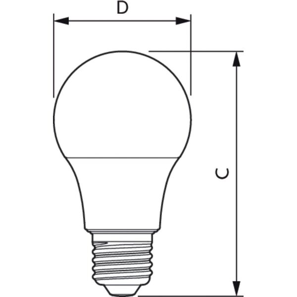 Philips Żarówka LED E27 PILA LED 60W A60 WW FR ND 1CT/6 929002306231 7565192 8727900968521