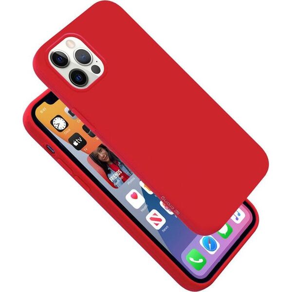 Crong Crong Color Cover - Etui iPhone 12 Pro Max (czerwony) 7663113 5907731986533