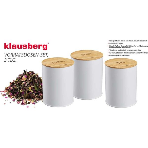 Klausberg ZESTAW POJEMNIKÓW KUCHENNYCH KLAUSBERG KB-7491 7707270 5908287274914