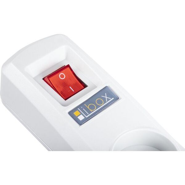 Listwa zasilająca Libox przeciwprzepięciowa 5 gniazd 3 m biała (LBR-3) 7732843 5901811404160
